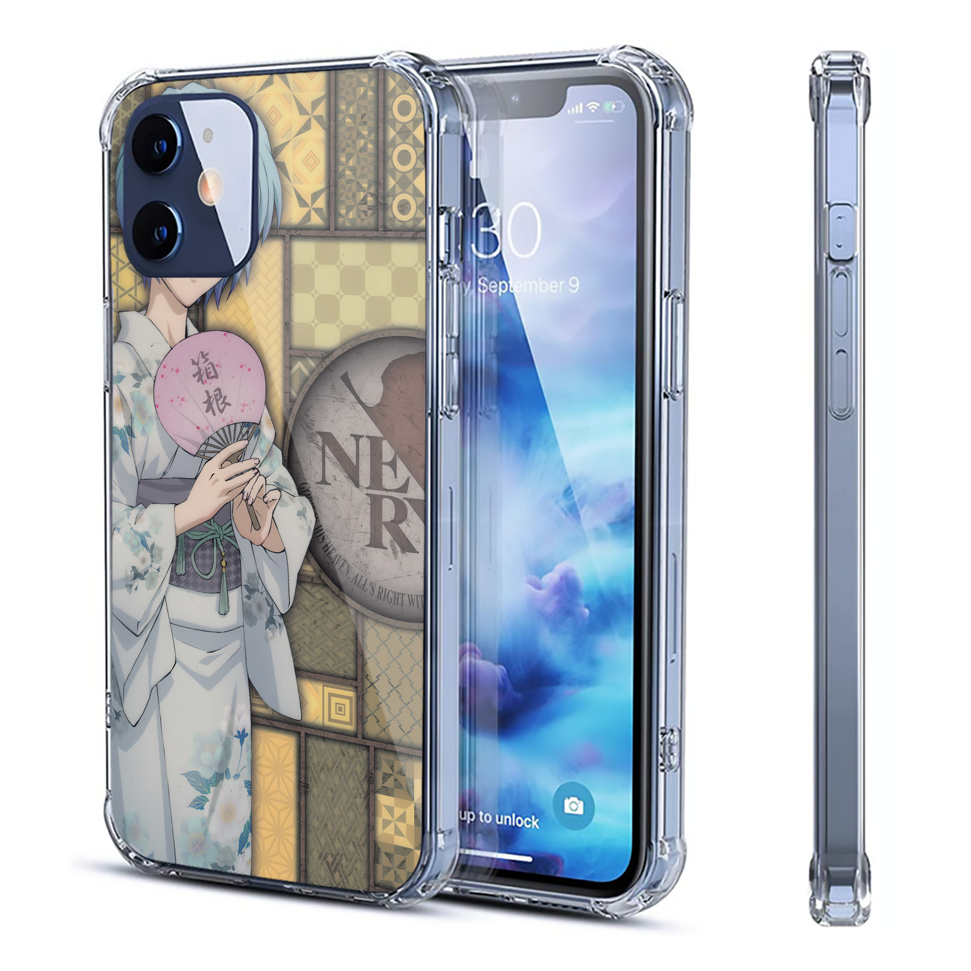 （画像用） EVA 新世紀エヴァンゲリオン 【iPhone 12シリーズ対応】透明スマホケース（クリアソフトケース）